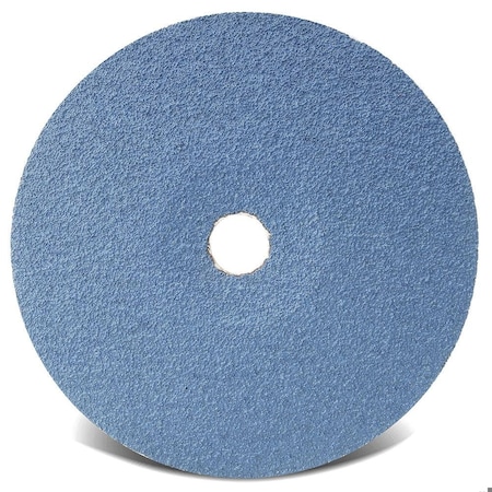 Cgw Abrasives High Performance Standard Coated Abrasive Disc, 5 in Dia, 7/8 in Center Hole, 36 Grit, Medium Grade,  48112